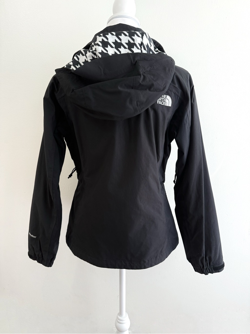 THE NORTH FACE BLACK SNOW SKI HOODED JACKET - Picture 4 of 11